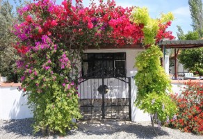 Dalyan villa rental front of cottage